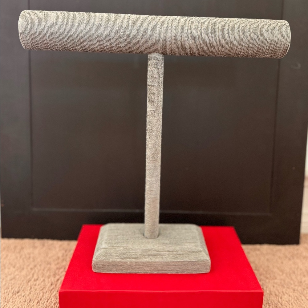 Gray Jewelry Display Stand